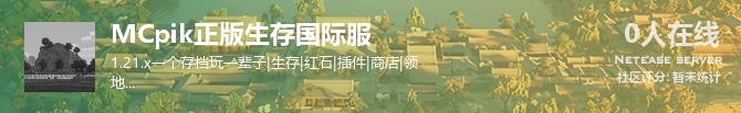 MCpik正版生存国际服状态贴图
