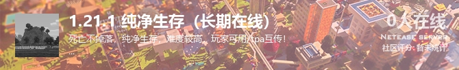 1.21.1 纯净生存（长期在线）状态贴图