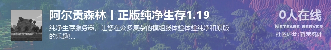 阿尔贡森林丨正版纯净生存1.19状态贴图