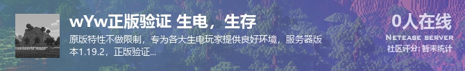 wYw正版验证 生电，生存状态贴图