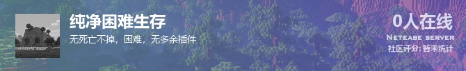 纯净困难生存状态贴图